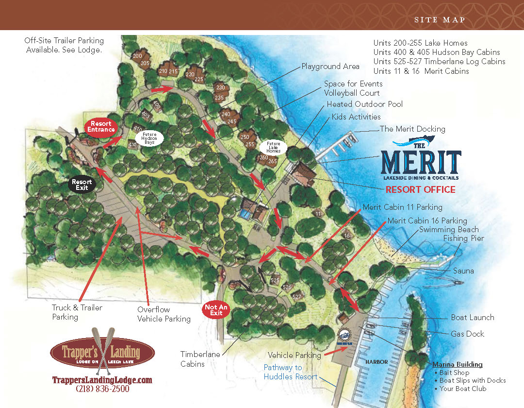 Property Map Trapper's Landing Lodge